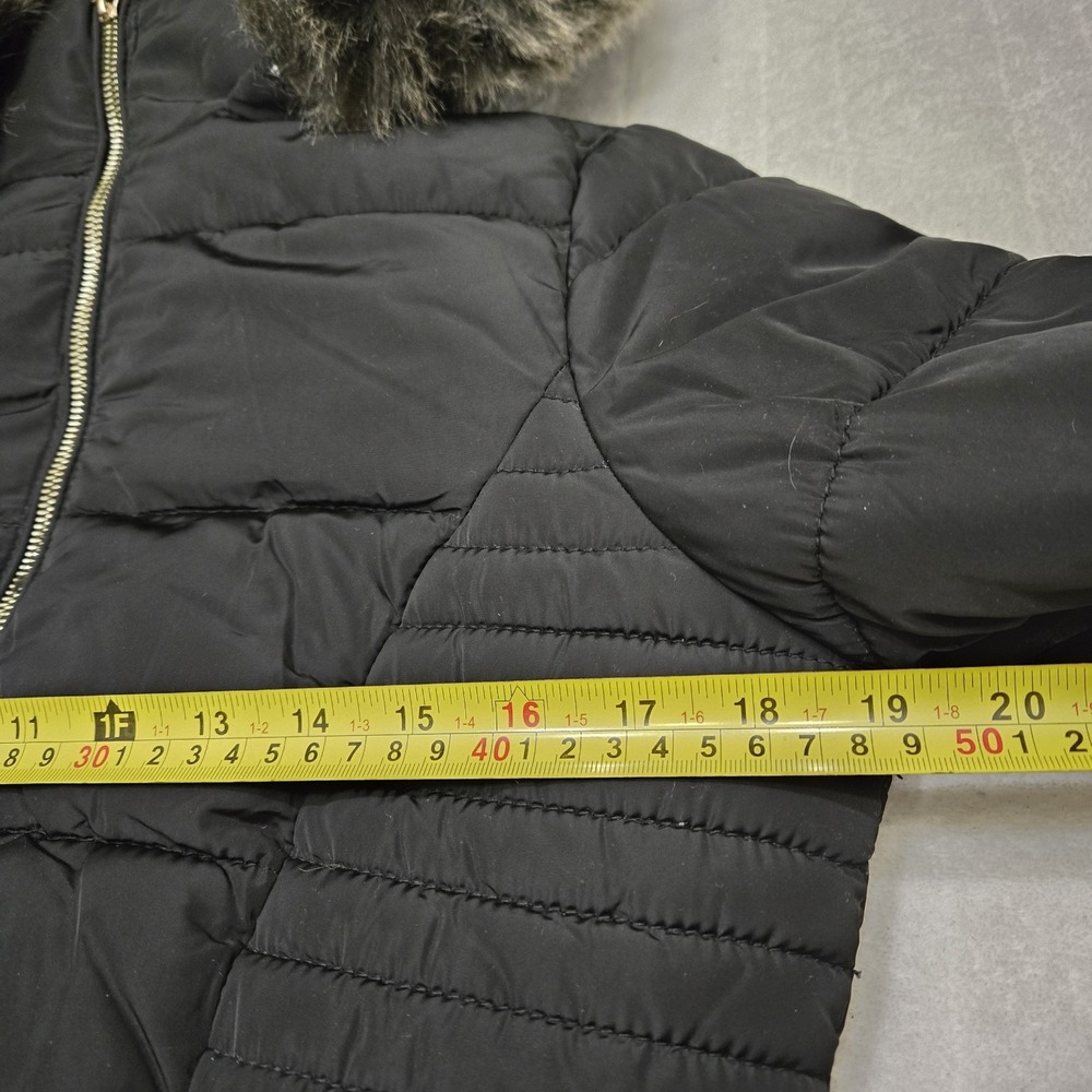YMI Polyfill Puffer Jacket with Faux Fur Trim Hood and Pop Zippers M Style J1538 - Picture 16 of 16